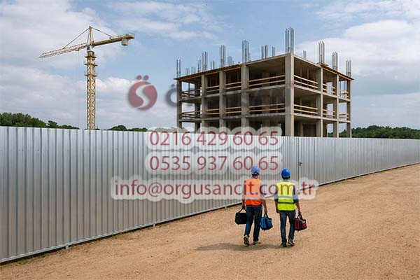 İstanbul Pendik  Şantiye Etrafı Çevreleme