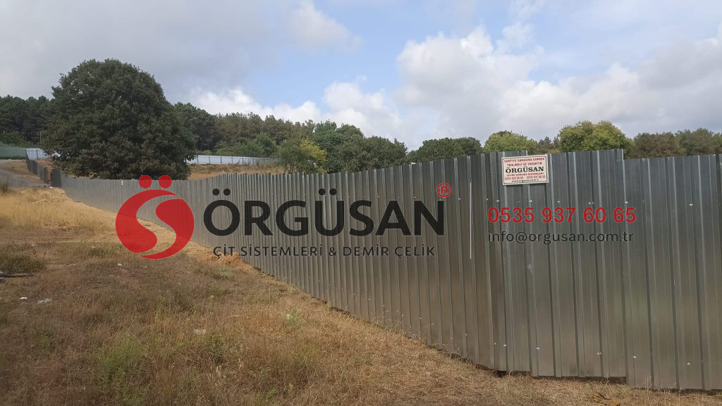 Üsküdar Şantiye Alanı Çevirme | OSB, Trapez Sac ve Portatif Pano